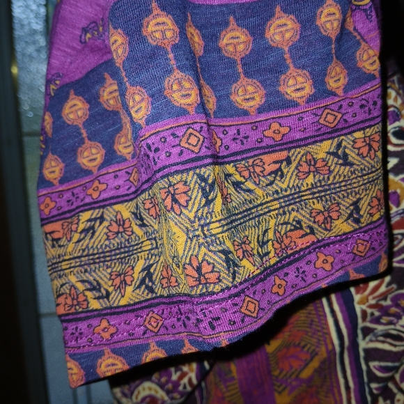 🌎Lucky Brand Persian Carpet Tee: Purple Potion  💜 Sz Small🌎 - Picture 10 of 16